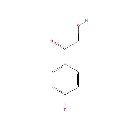 4'-FLUORO-2-HYDROXYACETOPHENONE (CAS: 403-31-6) - Chemical Structure and Molecular Formula 