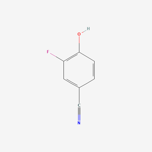 3-Fluoro-4-hydroxybenzonitrile (CAS: 405-04-9) - Chemical Structure and Molecular Formula 