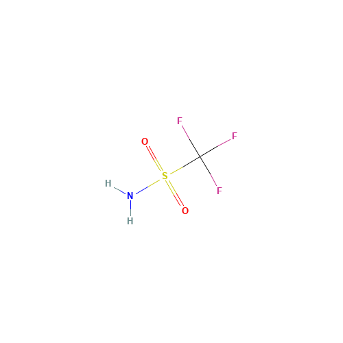 TRIFLUOROMETHANESULFONAMIDE (CAS: 421-85-2) - Chemical Structure and Molecular Formula 