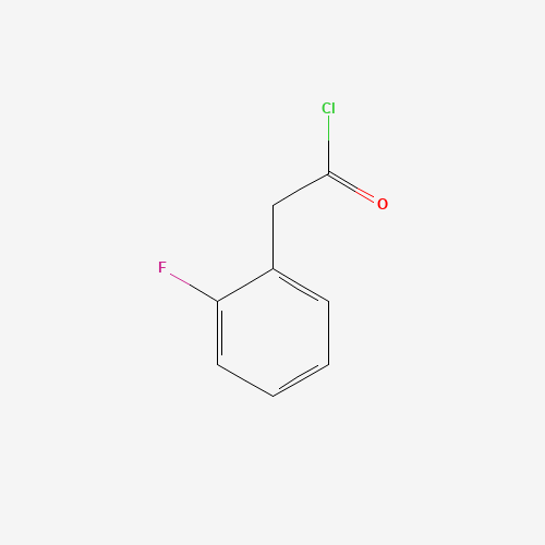 2-(2'-FLUOROPHENYL)-ACETYL-CHLORIDE (CAS: 451-81-0) - Chemical Structure and Molecular Formula 