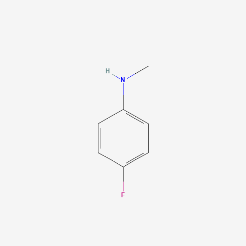 4-FLUORO-N-METHYLANILINE (CAS: 459-59-6) - Chemical Structure and Molecular Formula 