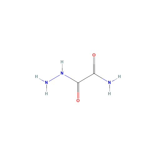 Oxamic hydrazide (CAS: 515-96-8) - Chemical Structure and Molecular Formula 