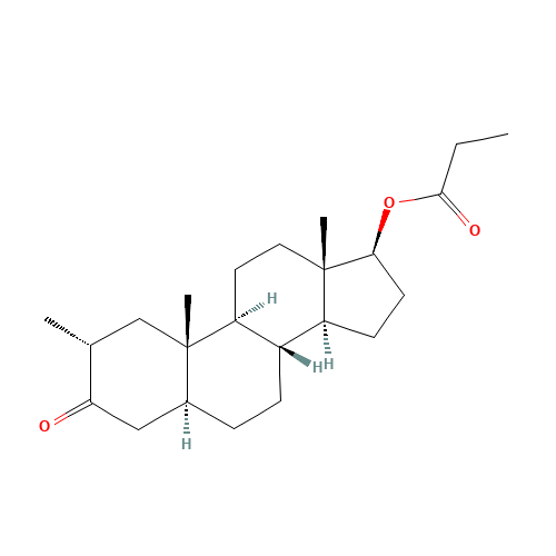 17b-Hydroxy-2a-methyl-5a-androstan-3-one propionate (CAS: 521-12-0) - Related Chemical Product