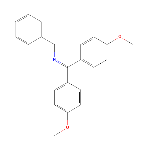 N-[BIS(4-METHOXYPHENYL)METHYLENE]BENZYLAMINE (CAS: 524-96-9) - Related Chemical Product