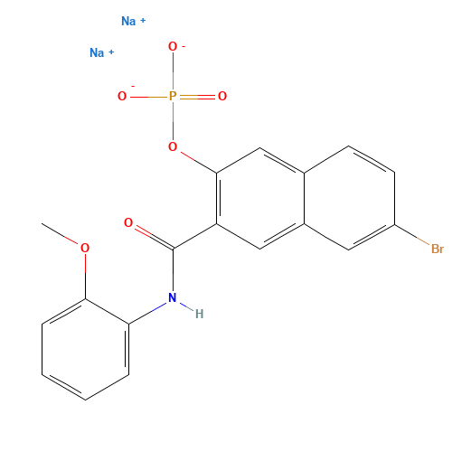 Naphthol AS-BI phosphate disodium salt (CAS: 530-79-0) - Related Chemical Product