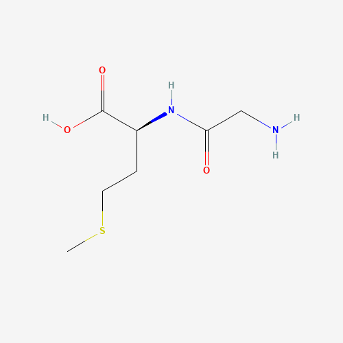 H-GLY-MET-OH (CAS: 554-94-9) - Chemical Structure and Molecular Formula 