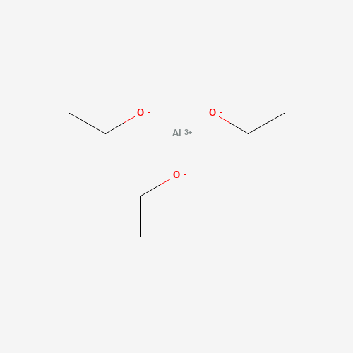 ALUMINUM ETHOXIDE (CAS: 555-75-9) - Chemical Structure and Molecular Formula 