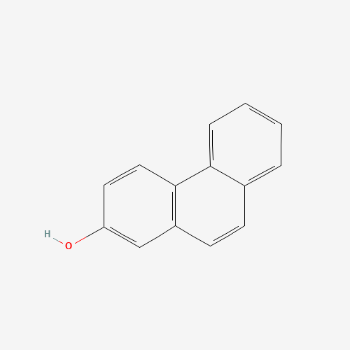 2-HYDROXY-PHENANTHRENE (CAS: 605-55-0) - Chemical Structure and Molecular Formula 