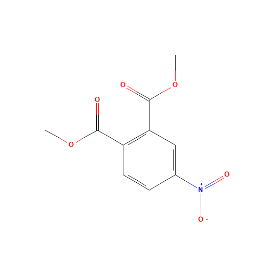 Dimethyl 4-nitrophthalate (CAS: 610-22-0) - Chemical Structure and Molecular Formula 