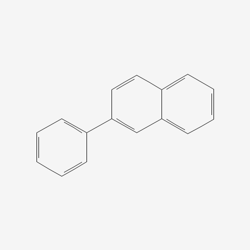 2-PHENYLNAPHTHALENE (CAS: 612-94-2) - Chemical Structure and Molecular Formula 