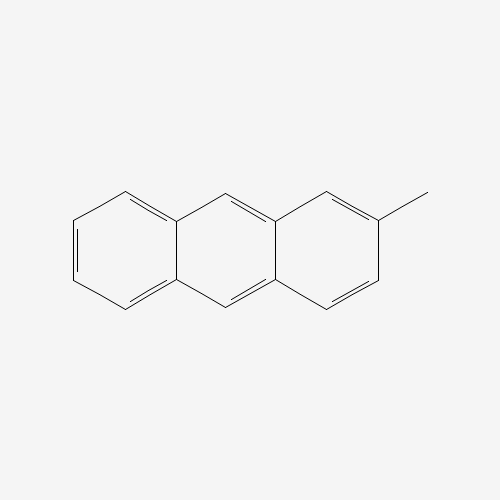 2-METHYLANTHRACENE (CAS: 613-12-7) - Chemical Structure and Molecular Formula 