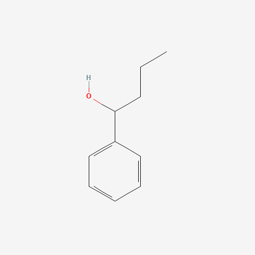 1-PHENYL-1-BUTANOL (CAS: 614-14-2) - Chemical Structure and Molecular Formula 