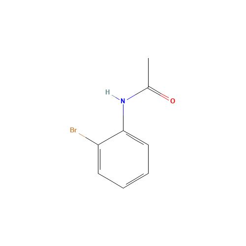 2'-BROMOACETANILIDE (CAS: 614-76-6) - Chemical Structure and Molecular Formula 