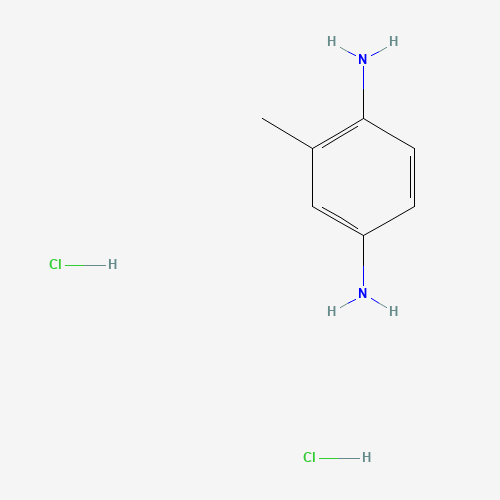 2,5-DIAMINOTOLUENE DIHYDROCHLORIDE (CAS: 615-45-2) - Chemical Structure and Molecular Formula 