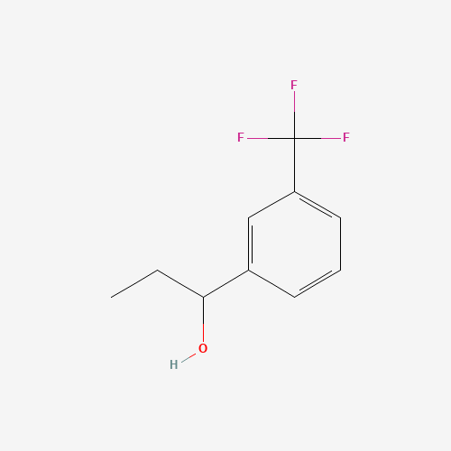 1-[3-(TRIFLUOROMETHYL)PHENYL]PROPANOL-1 (CAS: 618-97-3) - Chemical Structure and Molecular Formula 