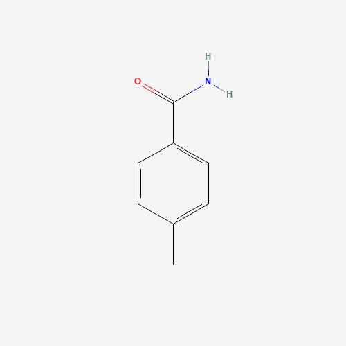 P-TOLUAMIDE (CAS: 619-55-6) - Chemical Structure and Molecular Formula 