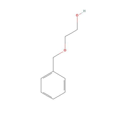 2-Benzyloxyethanol (CAS: 622-08-2) - Chemical Structure and Molecular Formula 