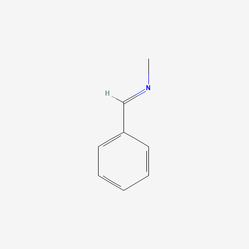 N-BENZYLIDENEMETHYLAMINE (CAS: 622-29-7) - Chemical Structure and Molecular Formula 