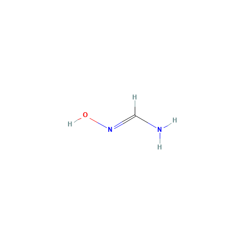 FORMAMIDOXIME (CAS: 624-82-8) - Chemical Structure and Molecular Formula 