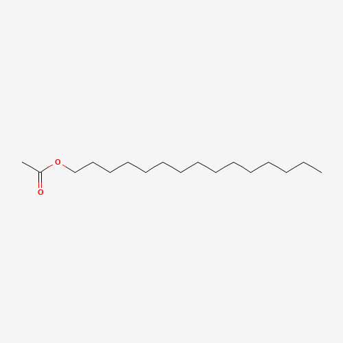 PENTADECANYL ACETATE (CAS: 629-58-3) - Chemical Structure and Molecular Formula 