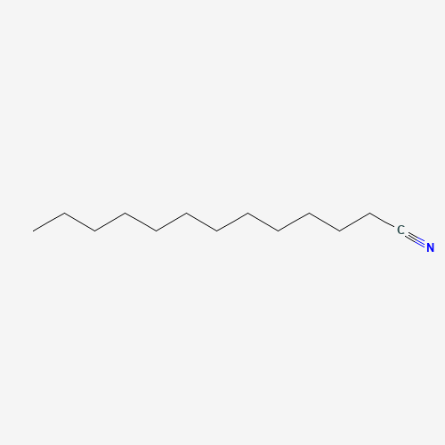 N-DODECYL CYANIDE (CAS: 629-60-7) - Chemical Structure and Molecular Formula 