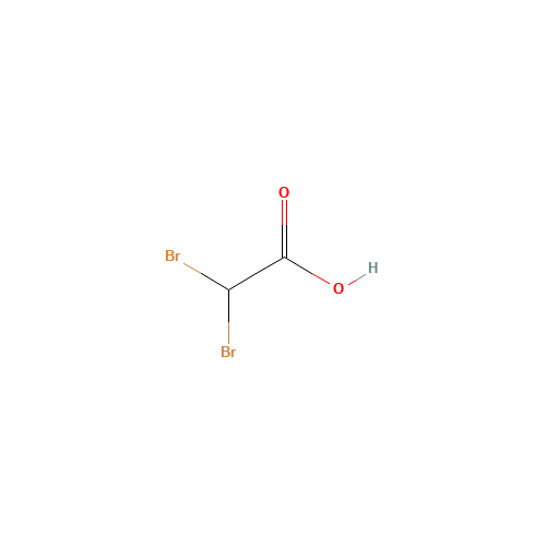 DIBROMOACETIC ACID (CAS: 631-64-1) - Chemical Structure and Molecular Formula 