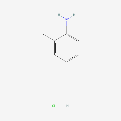 O-TOLUIDINE HYDROCHLORIDE (CAS: 636-21-5) - Chemical Structure and Molecular Formula 