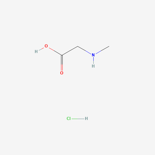 SARCOSINE HYDROCHLORIDE (CAS: 637-96-7) - Chemical Structure and Molecular Formula 