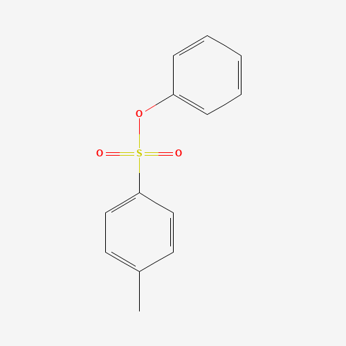 P-TOLUENESULFONIC ACID PHENYL ESTER (CAS: 640-60-8) - Chemical Structure and Molecular Formula 