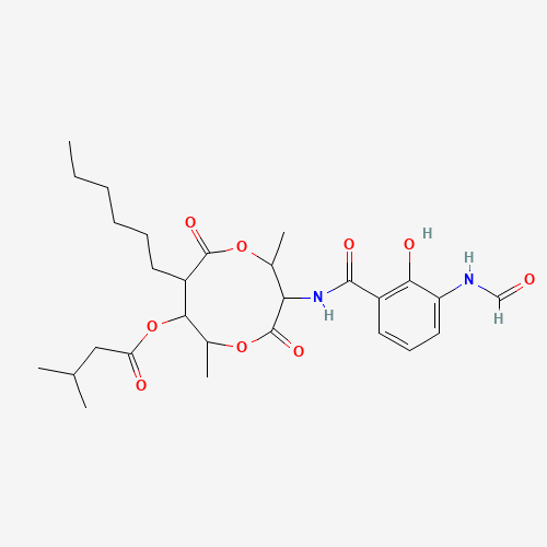 ANTIMYCIN A1 (CAS: 642-15-9) - Chemical Structure and Molecular Formula 