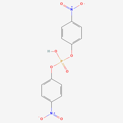 Bis(4-nitrophenyl) phosphate (CAS: 645-15-8) - Chemical Structure and Molecular Formula 