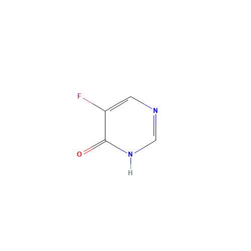 4-Hydroxy-5-fluorpyrimidine (CAS: 671-35-2) - Chemical Structure and Molecular Formula 