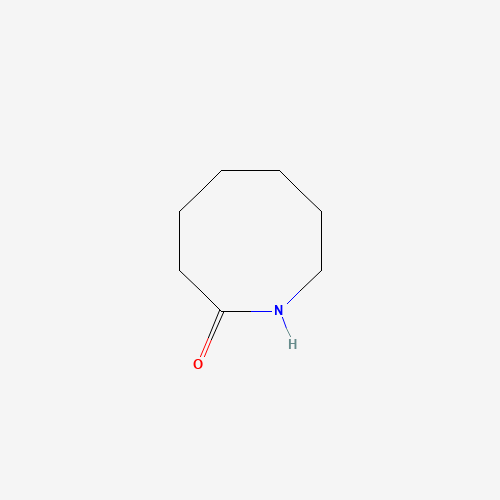 2-AZACYCLOOCTANONE (CAS: 673-66-5) - Chemical Structure and Molecular Formula 