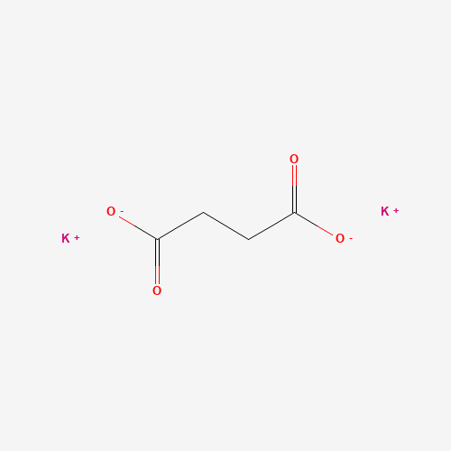 DIPOTASSIUM SUCCINATE TRIHYDRATE (CAS: 676-47-1) - Chemical Structure and Molecular Formula 