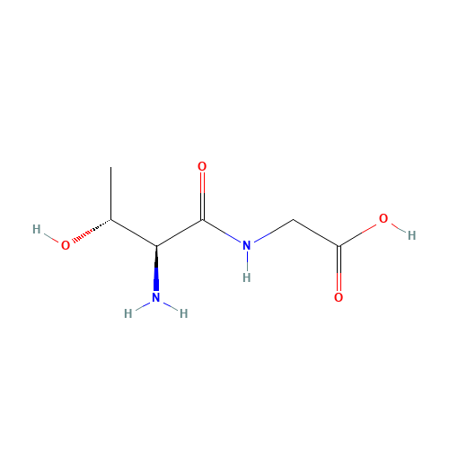 H-THR-GLY-OH (CAS: 686-44-2) - Chemical Structure and Molecular Formula 