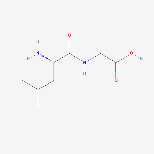 H-LEU-GLY-OH (CAS: 686-50-0) - Chemical Structure and Molecular Formula 