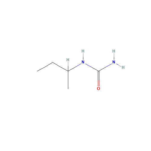 N-sec-Butylurea (CAS: 689-11-2) - Chemical Structure and Molecular Formula 