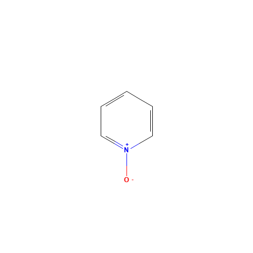 Pyridine-N-oxide (CAS: 694-59-7) - Chemical Structure and Molecular Formula 