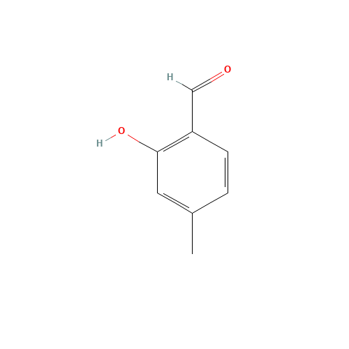 2-HYDROXY-4-METHYLBENZALDEHYDE (CAS: 698-27-1) - Chemical Structure and Molecular Formula 