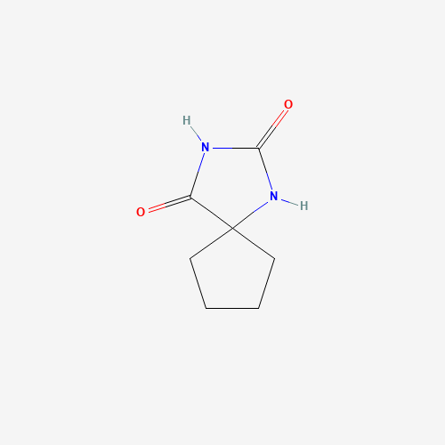 1,3-DIAZA-SPIRO[4.4]NONANE-2,4-DIONE (CAS: 699-51-4) - Chemical Structure and Molecular Formula 