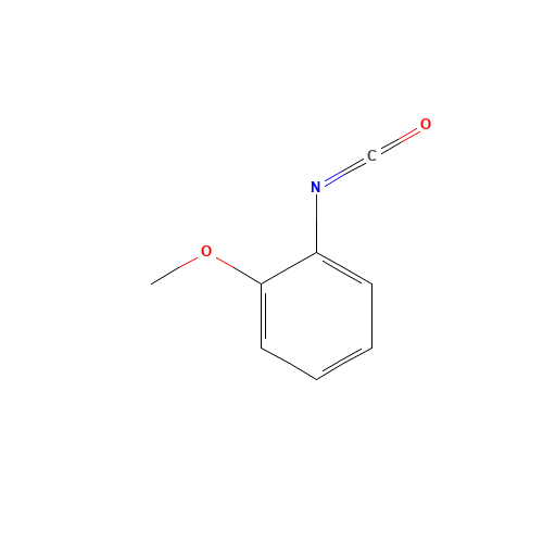 2-Methoxyphenyl isocyanate (CAS: 700-87-8) - Chemical Structure and Molecular Formula 