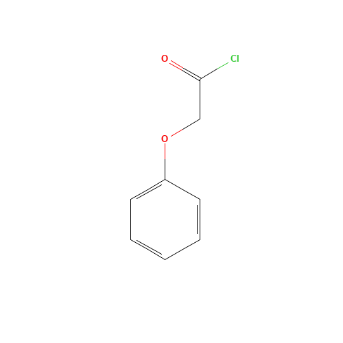 Phenoxyacetyl chloride (CAS: 701-99-5) - Chemical Structure and Molecular Formula 
