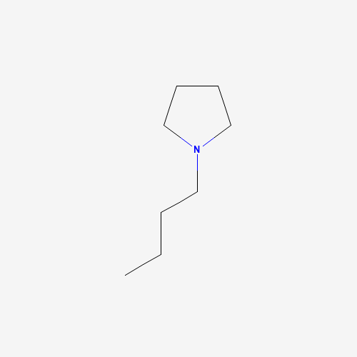1-Butylpyrrolidine (CAS: 767-10-2) - Chemical Structure and Molecular Formula 