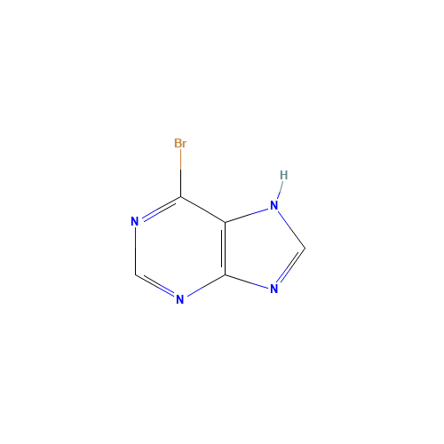 6-Bromopurine (CAS: 767-69-1) - Chemical Structure and Molecular Formula 
