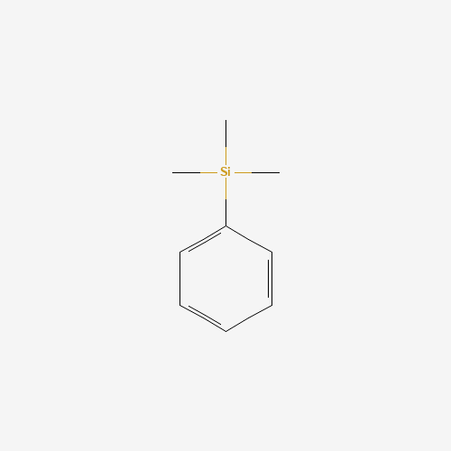 PHENYLTRIMETHYLSILANE (CAS: 768-32-1) - Chemical Structure and Molecular Formula 