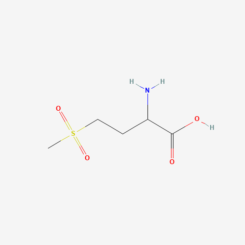 DL-METHIONINE SULFONE (CAS: 820-10-0) - Chemical Structure and Molecular Formula 