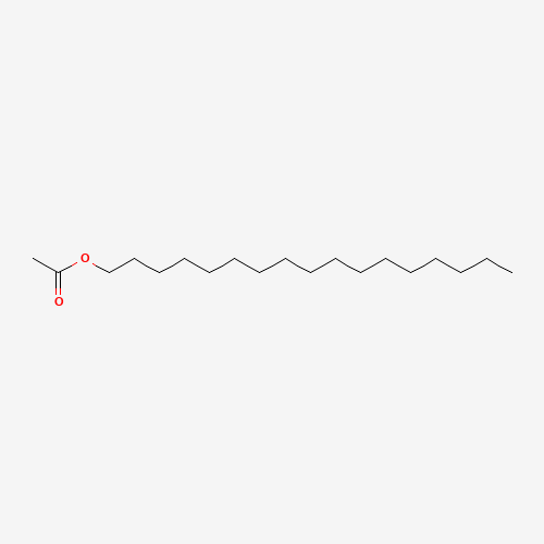 ACETIC ACID N-HEPTADECYL ESTER (CAS: 822-20-8) - Chemical Structure and Molecular Formula 