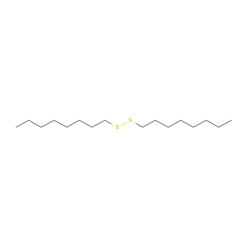 DI-N-OCTYL DISULFIDE (CAS: 822-27-5) - Chemical Structure and Molecular Formula 