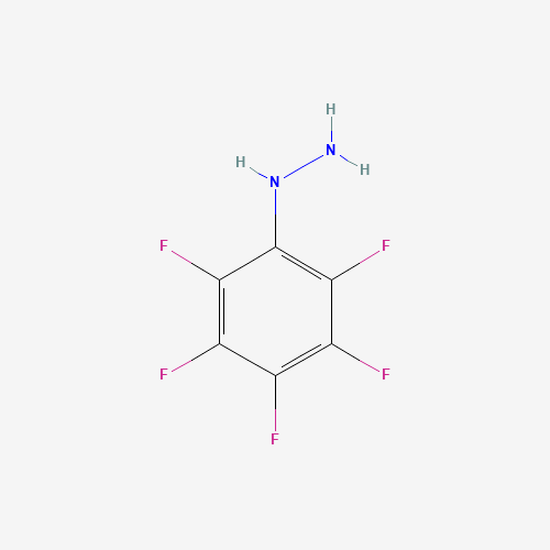 PENTAFLUOROPHENYLHYDRAZINE (CAS: 828-73-9) - Chemical Structure and Molecular Formula 