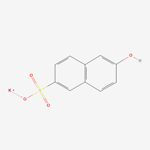 2-Naphthol-6-sulfonic acid potassium salt (CAS: 833-66-9) - Chemical Structure and Molecular Formula 